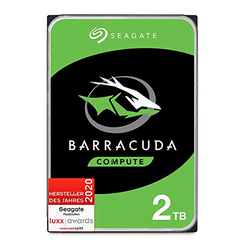 Seagate Barracuda, interne Festplatte 2 TB HDD, 3,5 Zoll,...