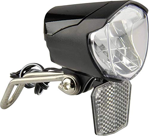 FISCHER Fahrrad Dynamo LED-Scheinwerfer 70 LUX | Fahrradlampe mit...