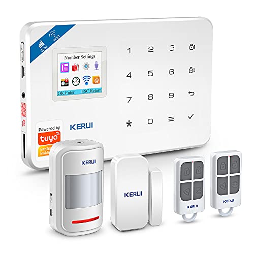 KERUI W18 Alarm System Tuya App 2.4 GHz Wi-Fi...