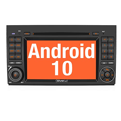 Vanku Android 10 Autoradio für Mercedes-Benz Radio mit Navi...