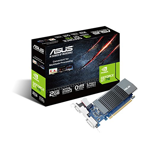 ASUS NVIDIA GeForce GT710-SL-2GD5-BRK Grafikkarte (Nvidia, PCI-E 3.0, 2GB...