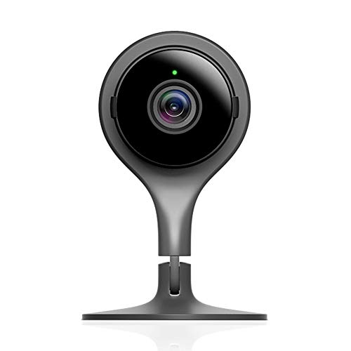 Google Nest Cam Indoor-Kamera, Schwarz. Sicherheit leicht gemacht. Rund...