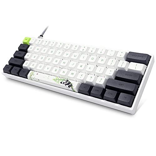 MIHIYIRY SK61 Mechanische Gaming Tastatur, 60% Mechanische Tastatur mit...