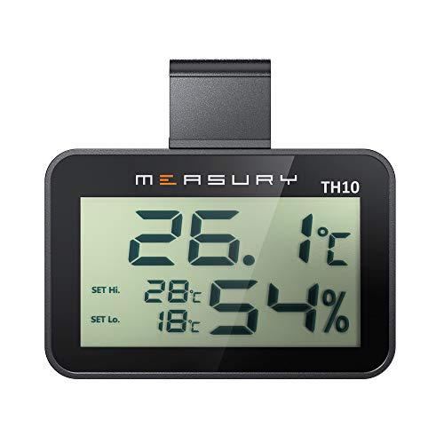 Measury Hygrometer Thermometer für das Terrarium, digitales Thermohygrometer, Hygrometer...