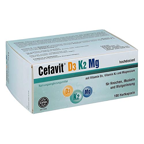Cefavit D3 K2 Mg Hartkapseln, 100 St