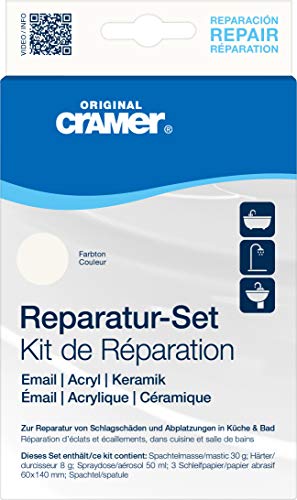 Cramer 16080DE Reparatur-Set Email, Acryl, Keramik, weiß alpin –...
