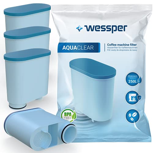 Wessper 4er Pack AquaClear Wasserfilter Für Saeco und Philips...