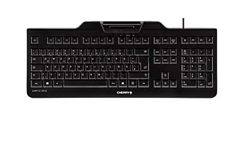 CHERRY KC1000 SC Corded Security Keyboard USB ultraflat Black...