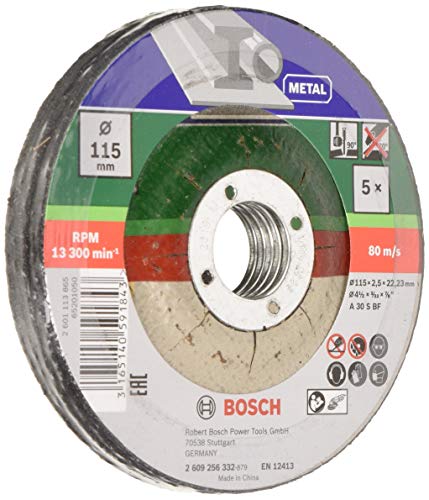 Bosch 2609256332 DIY Trennscheiben Metall 115 mm ø x...