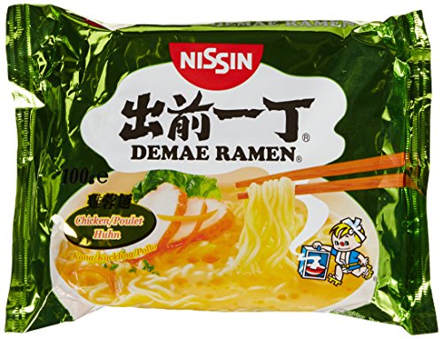 Nissin Demae Ramen – Huhn, Einzelpack, Instant-Nudeln japanischer Art,...
