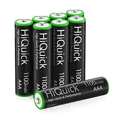 HiQuick Micro AAA Akku NI-MH 1100mAh Wiederaufladbar Batterien, 1,200...