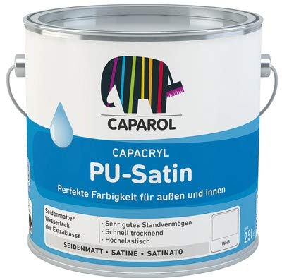 Caparol Capacryl PU-Satin hochwertiger, PU verstärkter Acryllack 2,500 L