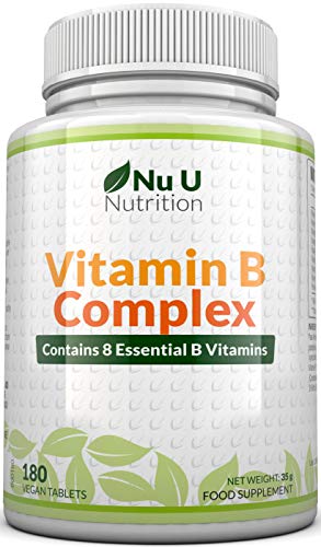 Vitamin B Komplex - 180 Vegan Tabletten - Alle...